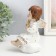 Polystone souvenir "Angel in a dress with patterns, holds a month/star" MIX 9.5x9.5x15 cm