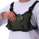 Babberry bag with lightning, 2 external pockets, green color