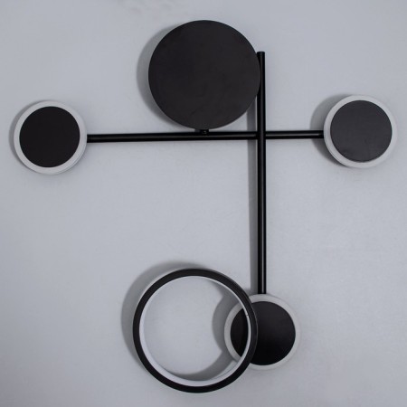 Bra "Krampl" LED 24W 3000K Black 47x47x6.5cm-5