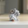 Polystone souvenir "Eagle Bill with a Bedes" MIX 4x4.1x3 cm