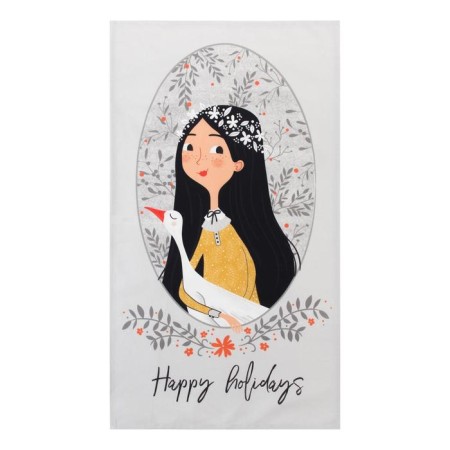 Pashane Ethel Happy Holidys 40x73 cm, 100% cotton, sarzha 190 g/m2-1