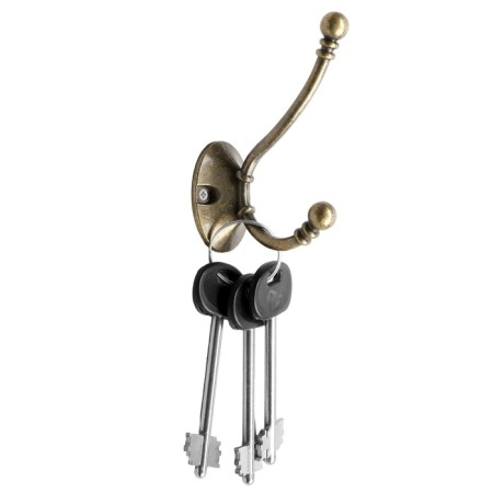 Furniture tundra hook TKD020, two -rod, bronze, 50 pcs-1