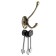 Furniture tundra hook TKD020, two -rod, bronze, 50 pcs