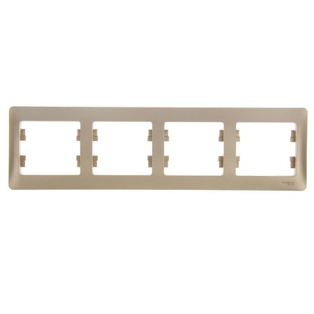 The frame "Glossa" Sche GSL000404, four -seater, horizontal, color titanium