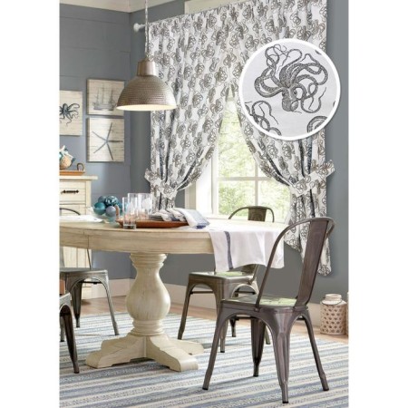 Set of curtains on the braid Octopus - S, size 272x175 cm