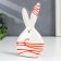 Souvenir Ceramics "Stop with red thread" 3.5x7.5x13.2 cm