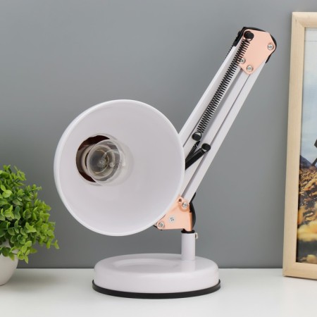 Joel table lamp E27 40W white-gold 15x15x63 cm Risalux-2
