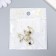 Decor for creativity metal, rhinestones "curved heart with a crown" gold 1.5x1.8 cm