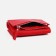 Women's wallet on magnet, red color