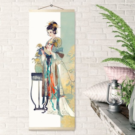 Picture on the numbers "Panel. Great Girl ", 35 × 88 cm, 27 colors