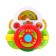 Musical steering wheel "cars", light and sound effects, works from batteries