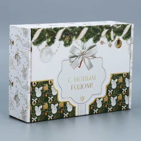 Folding “Gold Luxury” box, 30.7 x 22 x 9.5 cm, New Year-3