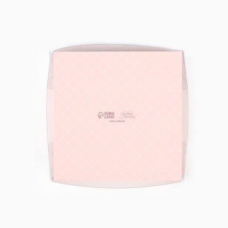 Confectionery packaging, Makarun with PVC lid, Shebbi, 12 x 12 x 3 cm-2
