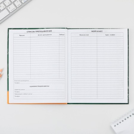 School 1-4 Diary “September 1: Smart Dog”, solid cover 7BC, glossy lamination, 48 sheets-3