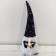 Interior doll "Dwarf in a black cap with stars, with an asterisk in the hands" 36 cm