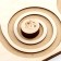 Puzzle interhemispheric board "Snail and hashtag"