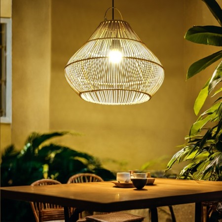 Ceiling Lamp from Rotan "Network", 1 × 120 W, E27, 40 × 40 × 35 cm