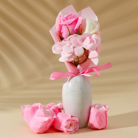 LEAST Soap "from March 8", 5 pcs, fragrance floral, pure happiness-1