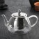 Glass teapot with metal sieve "Jacques", 700 ml