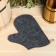 Set for the bath "Universal" hat, mitten