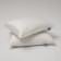 The pillow is medium three -core, size 50x70 cm, color mix
