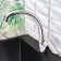 BOOOU B8274-10F kitchen mixer, 35 mm cartridge, single-leaf, brass, chrome