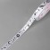 Satin ribbon "Cosmos", 15 mm × 23 ± 1 m, white color No. 001