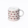 Porcelain shade "Christmas trees", 380 ml, white color