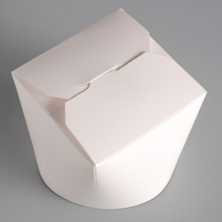 Lapshi container "wok", white, 0.45 liters-2