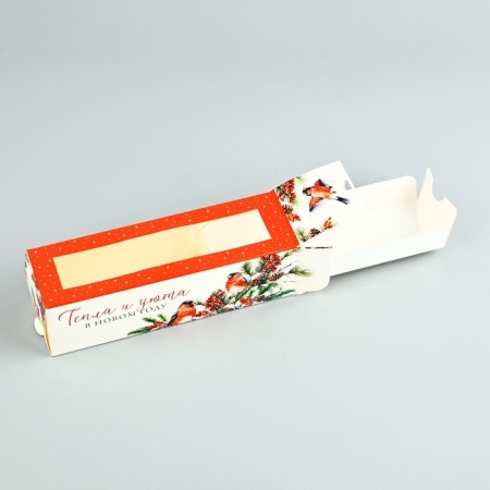 Box for Makarun "Heat and Cozy" 18 x 5.5 x 5.5 cm, New Year-4