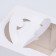 Bearbox under the bento-port with a window, white, 16 x 16 x 12.5 cm