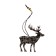 New Year's suspension "Deer" 7 × 16 cm