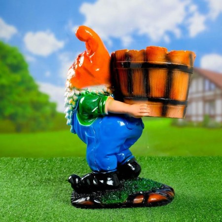 Figure Kashpo "Gnome" average 20x30x40 cm-2