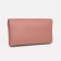Women's wallet on magnets, pink color