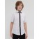 Surchachka upper for boys, height 152 cm, white color