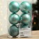 New Year's Christmas Balls “Conde and Cozy!”, For New Year, plastic, d = 6, 6 pcs., Blue color with white