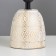Table lamp "Diana" E27 40W white-gold 13x13x27.5 cm