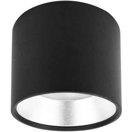 Lamp 1x12W GX53 9.6x9.6x8 cm, black/silver-3