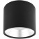 Lamp 1x12W GX53 9.6x9.6x8 cm, black/silver