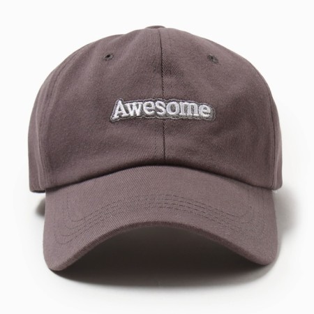 Cap "Awesome" minku, gray color, size 58-5