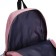 School backpack of textiles on lightning, 3 pockets, pink color
