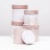 Set of round boxes 5 in 1 "leaves", 20 x 20 -14 x 14 cm