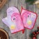 Set of kitchen. Ethel of "Magic": 19x19 cm, mittens-output 20x28 cm, 100% HL