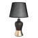 Gino table lamp E14 40W Black-gold 22x22x30 cm Risalux