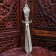 A spoon for shoes with a carved pen 25x5x1cm