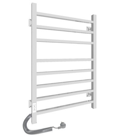 The electric heated towel "Sanprise" Quadro P8, 500x800 mm, left, chrome-10