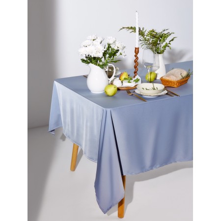 The tablecloth of Ethel Agate 150x180 cm, cell-blue, 100% p/e-1