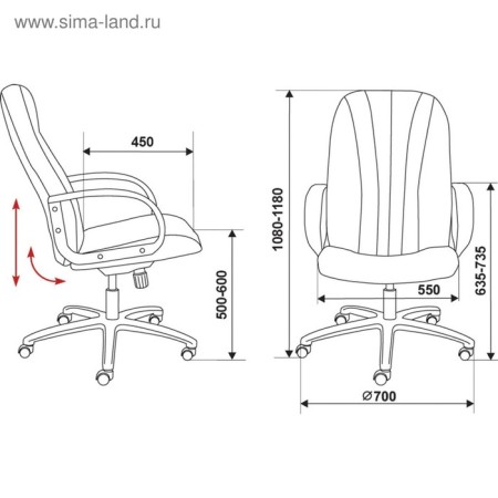 The head of the head T-898/#B black, artificial leather-7