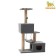 Complex for cats with a claw, with wide pillars, 3 -level, with 2 houses and hammock, 72 x 95