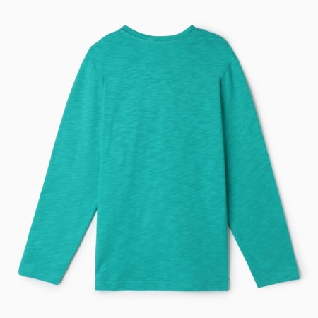 Longslit for a boy, emerald color, height 134 cm-3